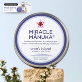 Sven's Island BODY 250g + Free Gifts Miracle Manuka - Crème 250g
