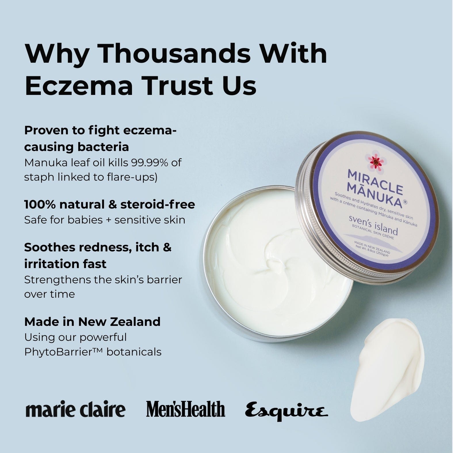 Sven's Island BODY Miracle Manuka - Crème 250g