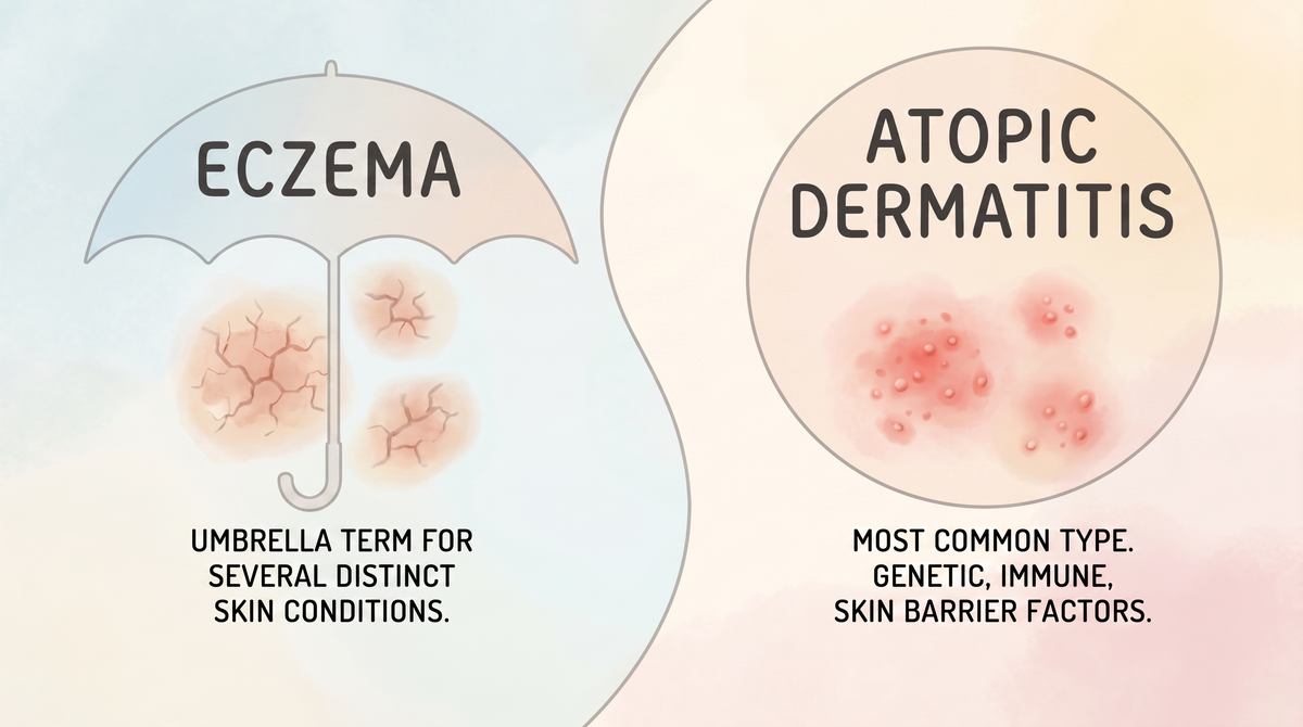 Atopic Dermatitis vs Eczema: Is There Actually a Difference?