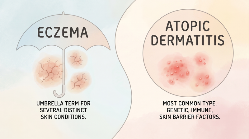 Atopic Dermatitis vs Eczema: Is There Actually a Difference?