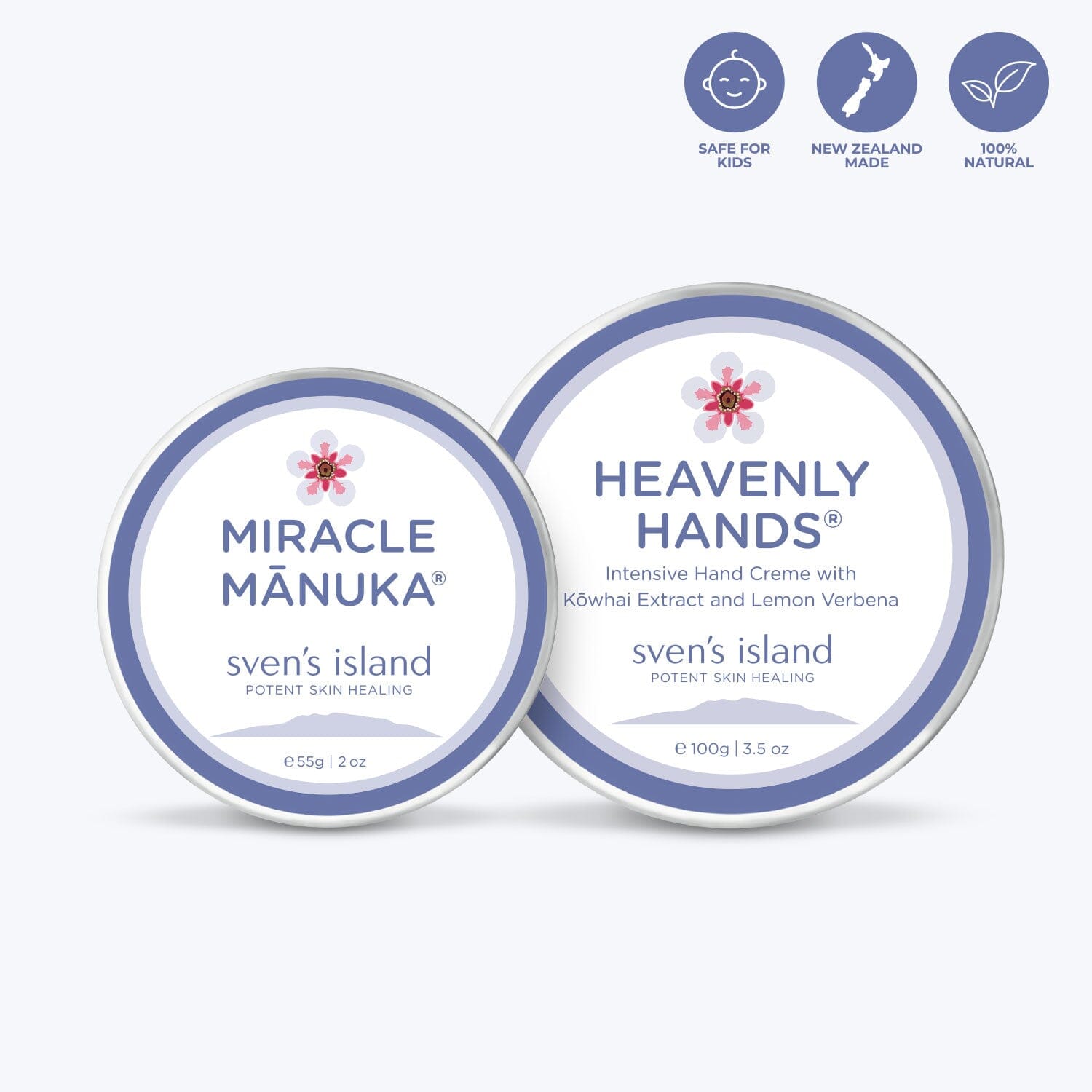 Miracle Manuka + Heavenly Hands Bundle (Original 55g) BODY Svens Island Natural Remedies 