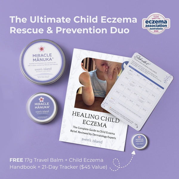 Sven's Island BODY 250g Cream + 55g Balm+ Free Gifts Child Eczema Rescue & Protect Duo