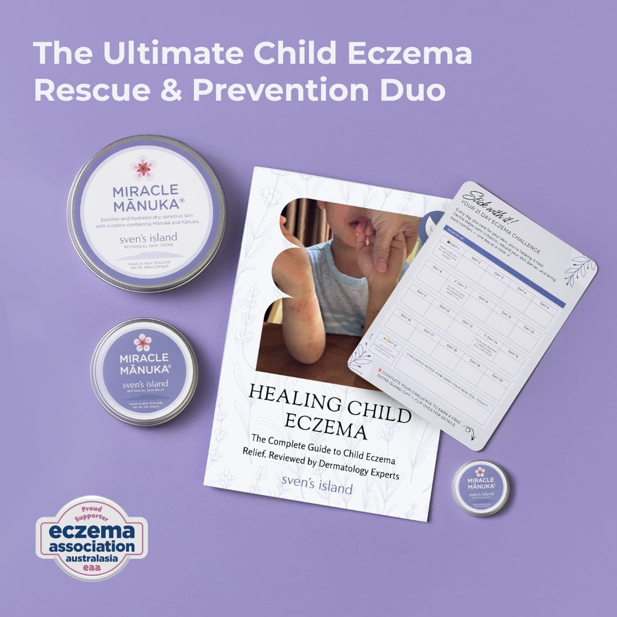 Sven's Island BODY Child Eczema Rescue & Protect System