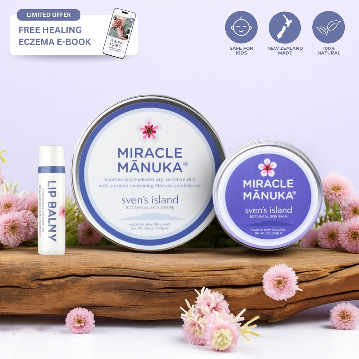 Sven's Island BODY 100g Eczema Soothe & Shield Bundle