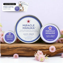 Sven's Island BODY 250g Cream + 55g Balm+ Free Gifts Eczema Soothe & Shield Bundle