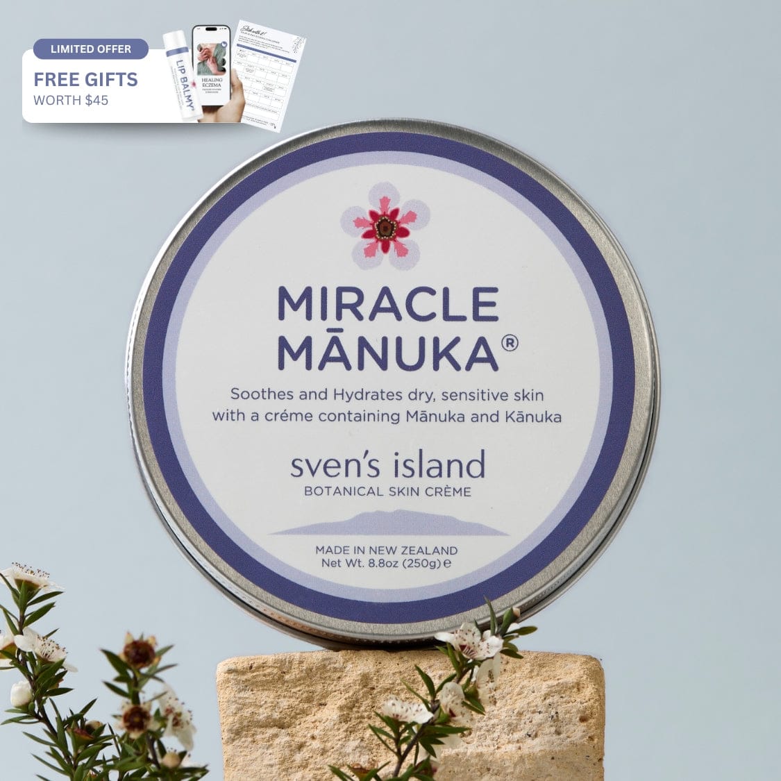 Sven's Island BODY 250g Miracle Manuka - Crème 250g