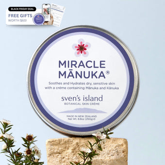 Sven's Island BODY 250g + Free Gifts Miracle Manuka - Crème 250g