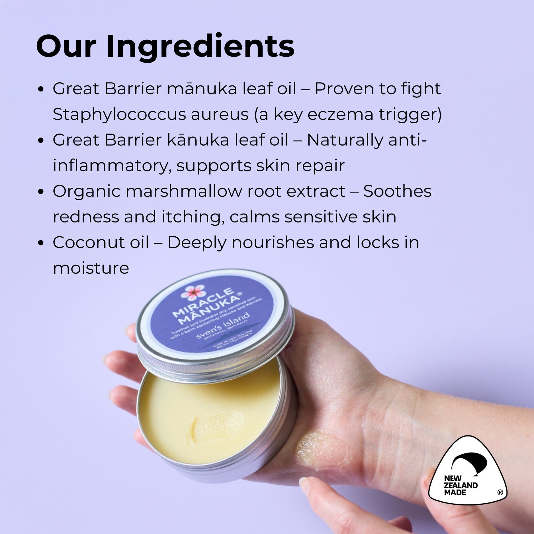 Sven's Island BODY 100g Miracle Manuka - Skin Repair Ointment 100g