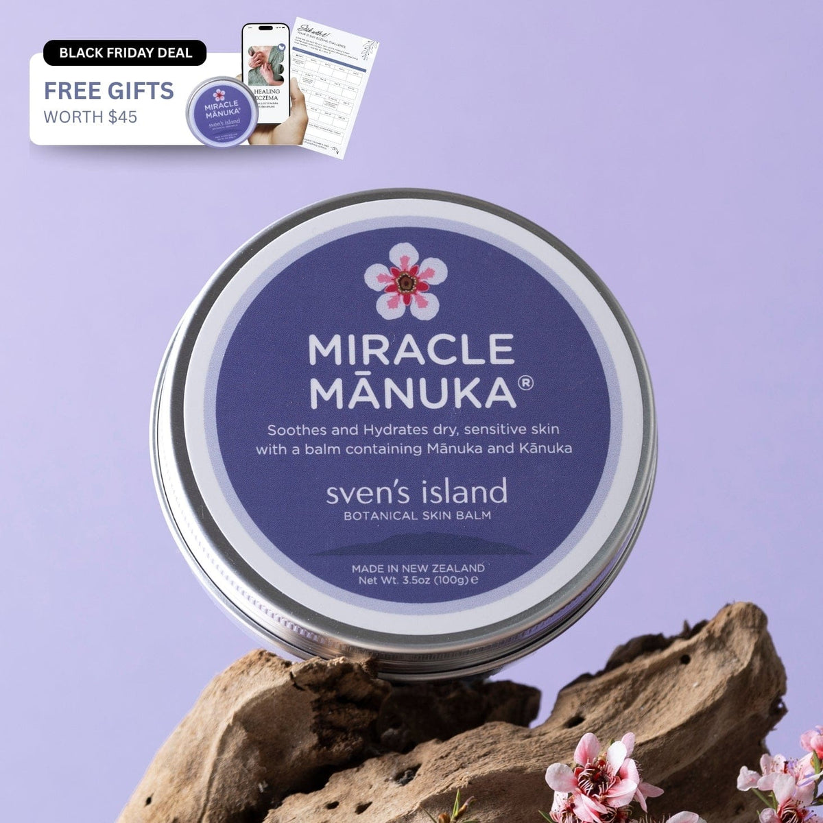 Sven's Island BODY 100g +  Free Gifts Miracle Manuka - Skin Repair Ointment 100g