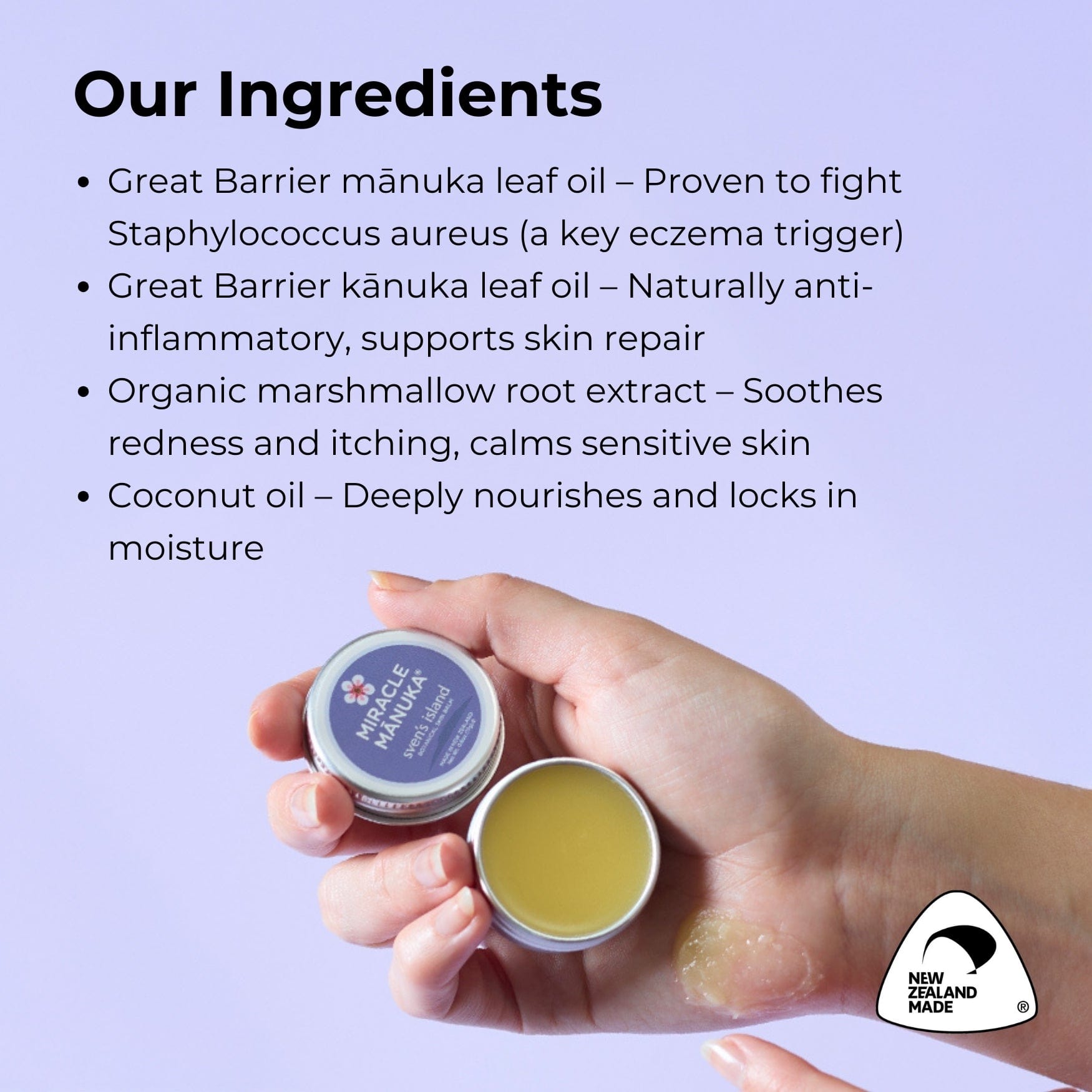 Sven's Island BODY 17g Miracle Manuka - Skin Repair Ointment 17g