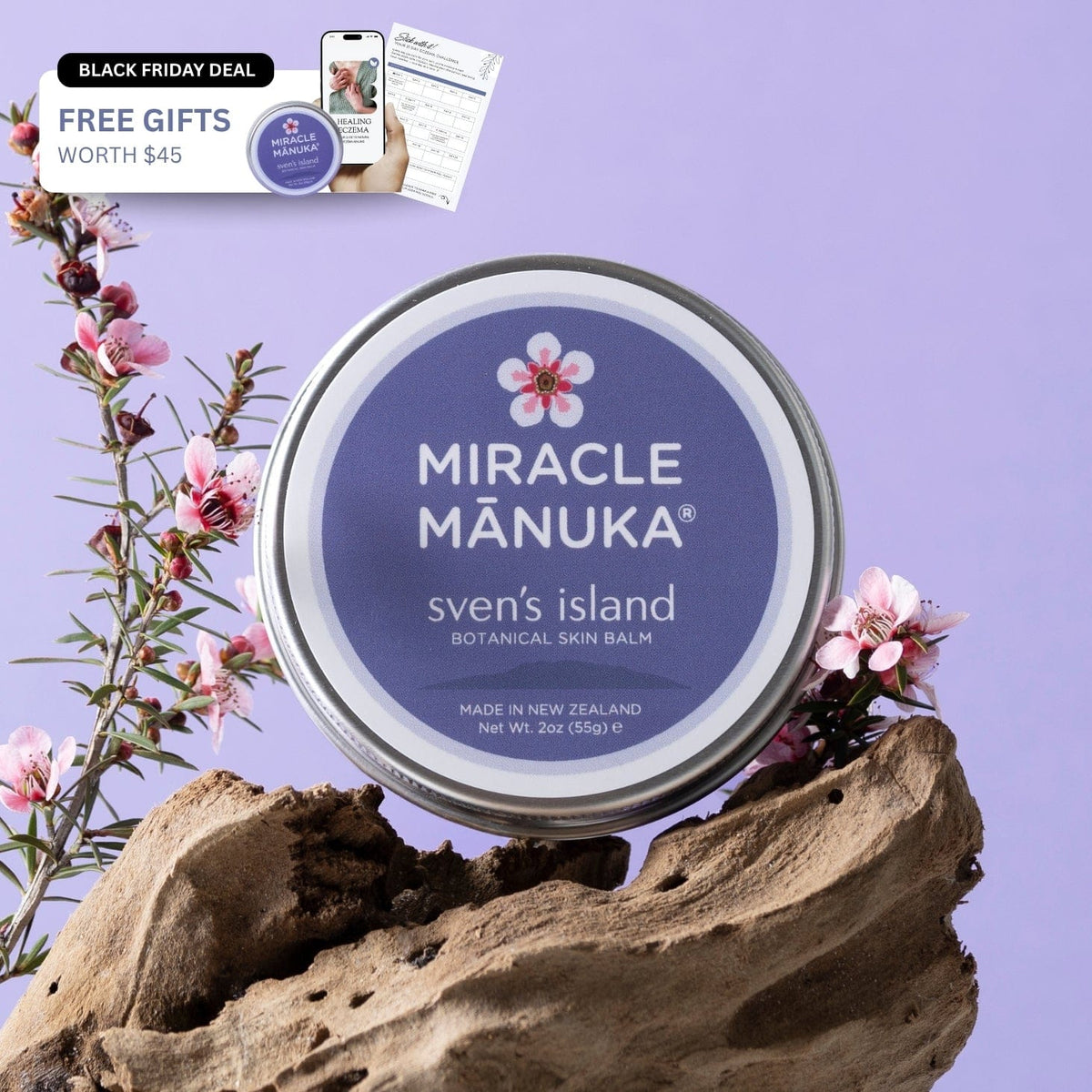 Sven's Island BODY 55g + Free Gifts Miracle Manuka - Skin Repair Ointment 55g