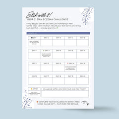 Svens Island Australia 21-Day Eczema Challenge Tracker Printable
